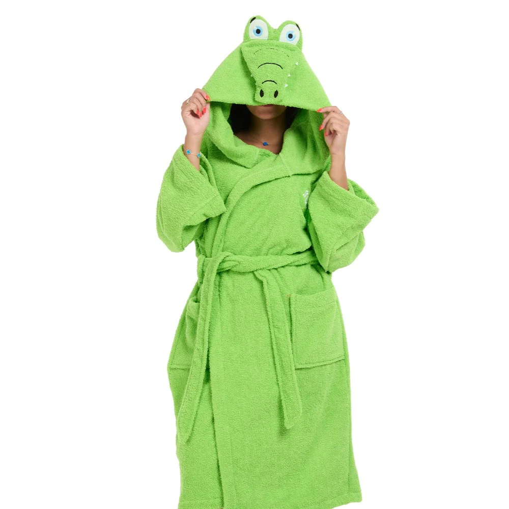 Snuggs Animal Bathrobe Crocodile - Image 9
