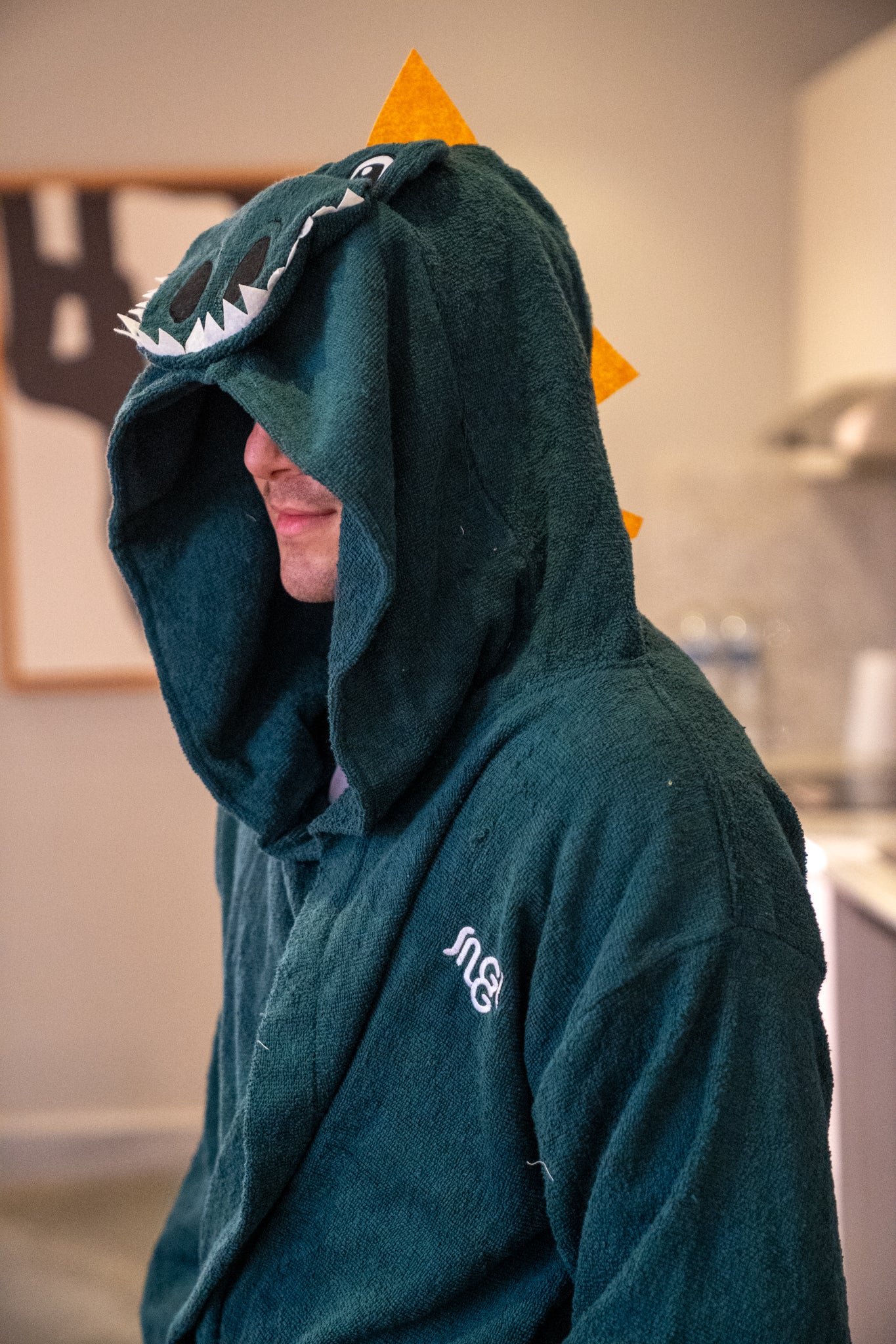 Snuggs Animal Bathrobe Dinosaur - Image 2