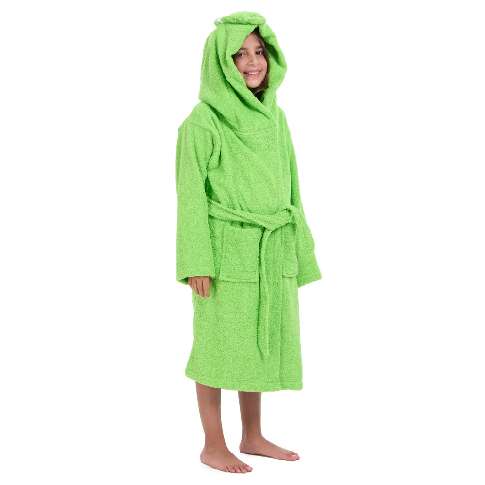 Snuggs Animal kids Bathrobe Crocodile - Image 3
