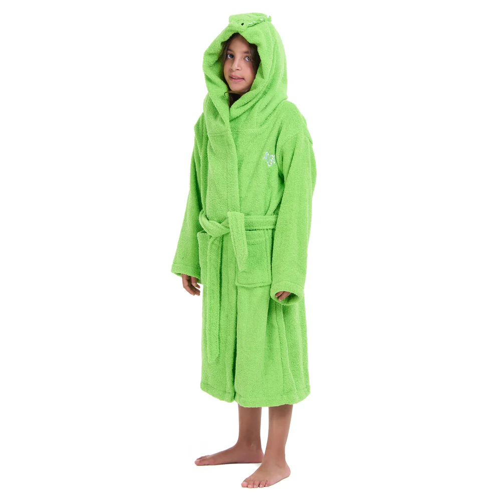 Snuggs Animal kids Bathrobe Crocodile - Image 4