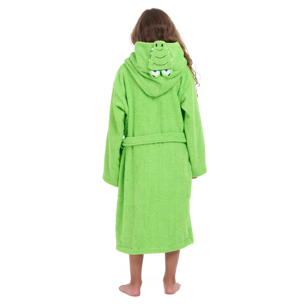 Snuggs Animal kids Bathrobe Crocodile - Image 5