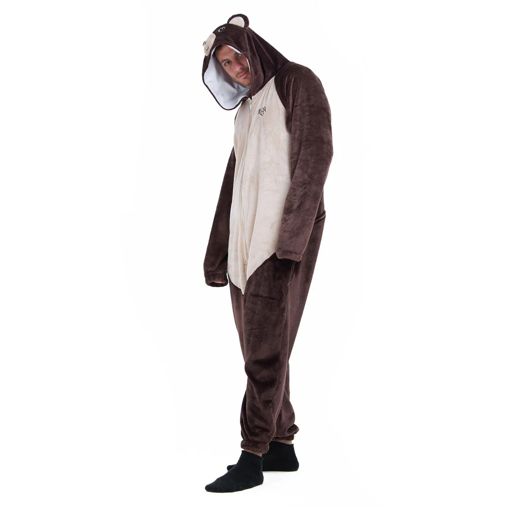 Snuggs Blanket Animal Onesie Bear - Image 3