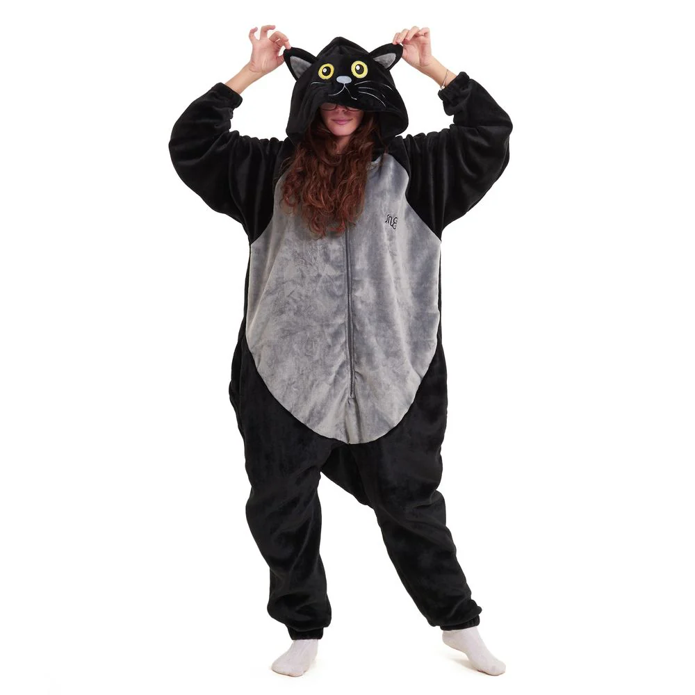 Snuggs Blanket Animal Onesie Cat - Image 4