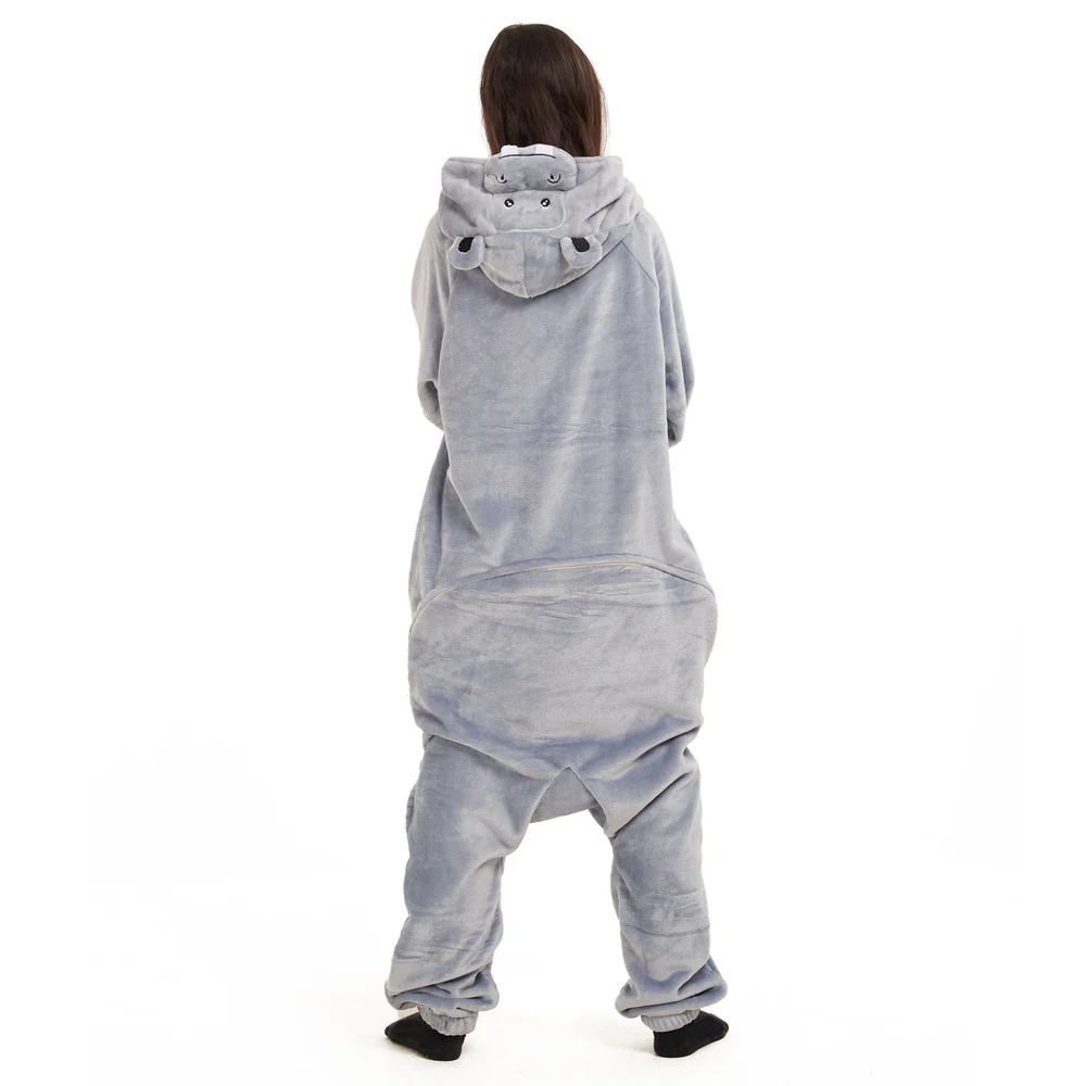 Snuggs Blanket Animal Onesie Hippo - Image 7