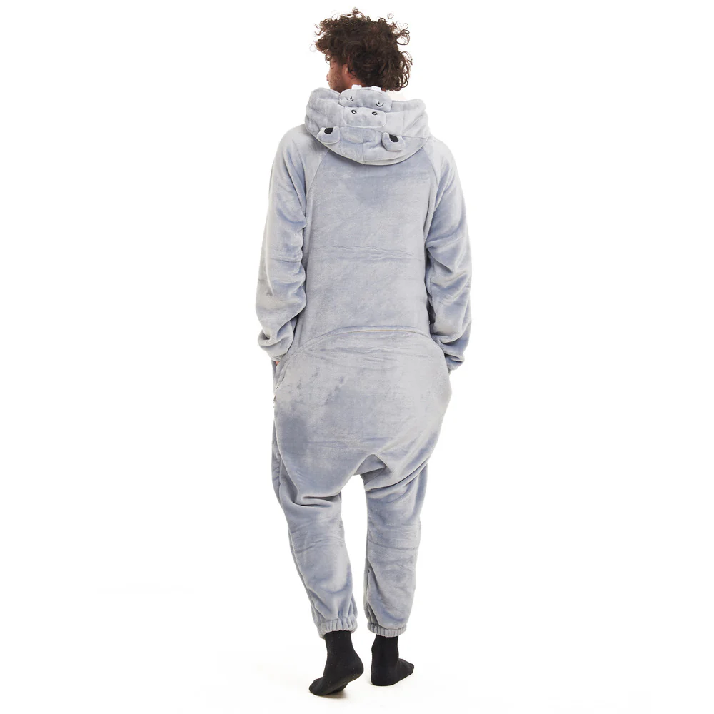 Snuggs Blanket Animal Onesie Hippo - Image 8