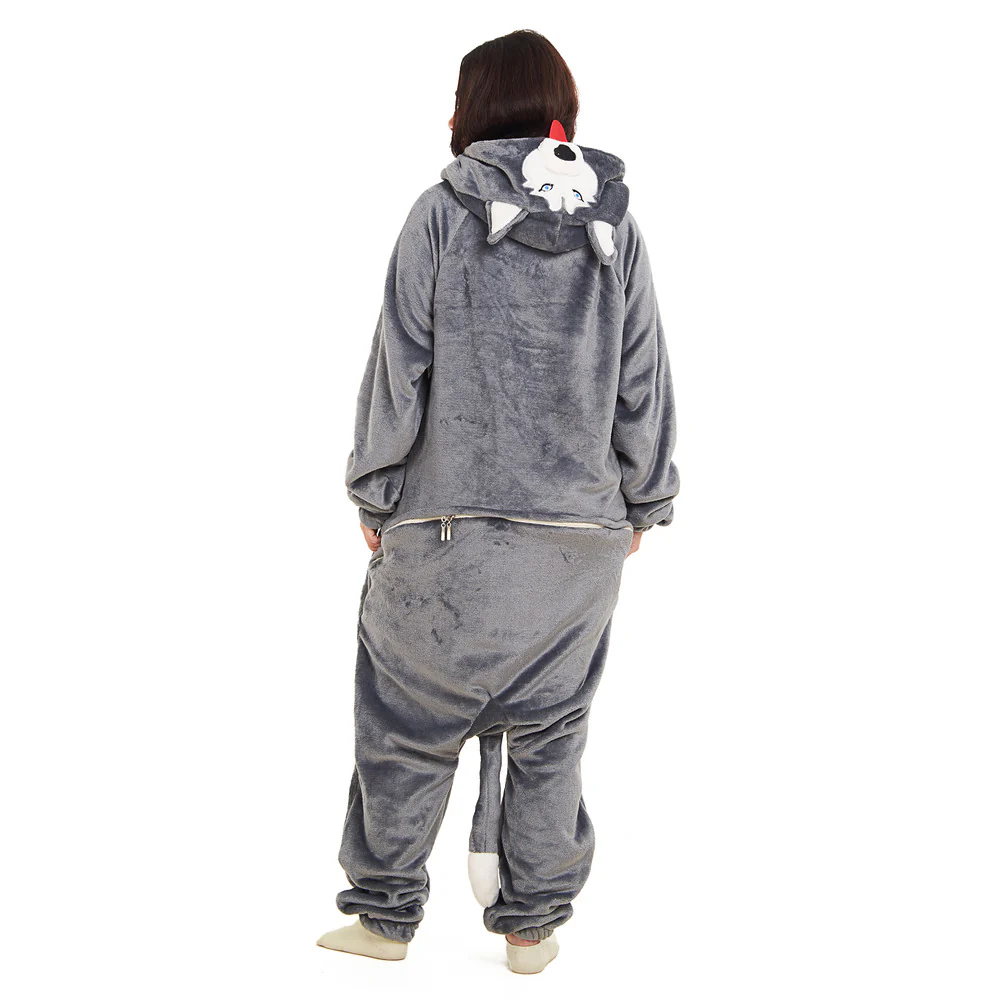Snuggs Blanket Animal Onesie Husky - Image 2