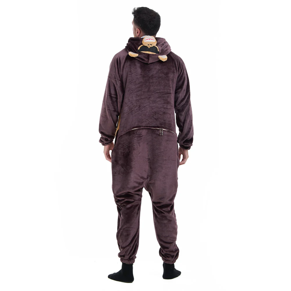 Snuggs Blanket Animal Onesie Monkey - Image 4