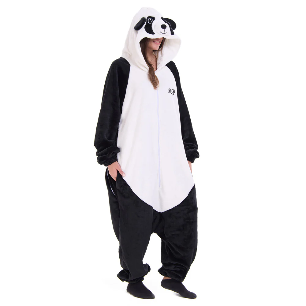 Snuggs Blanket Animal Onesie Panda - Image 3