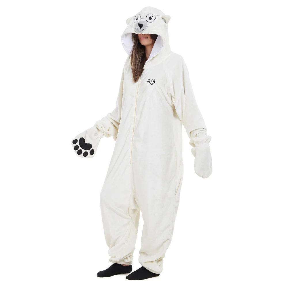 Snuggs Blanket Animal Onesie Polar bear - Image 3