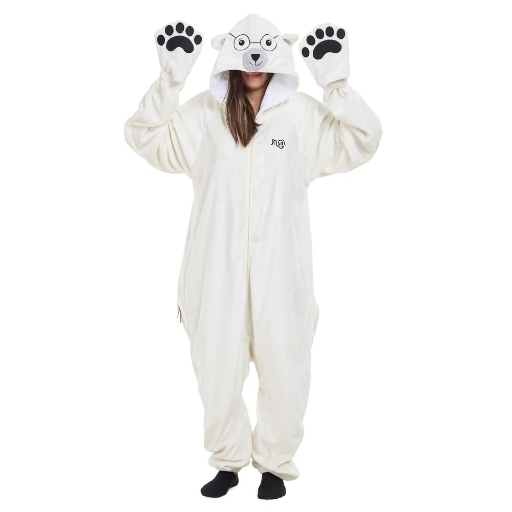 Snuggs Blanket Animal Onesie Polar bear - Image 5