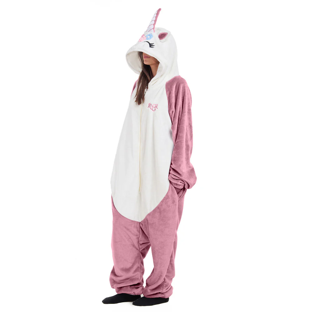 Snuggs Blanket Animal Onesie Purple Unicorn - Image 3