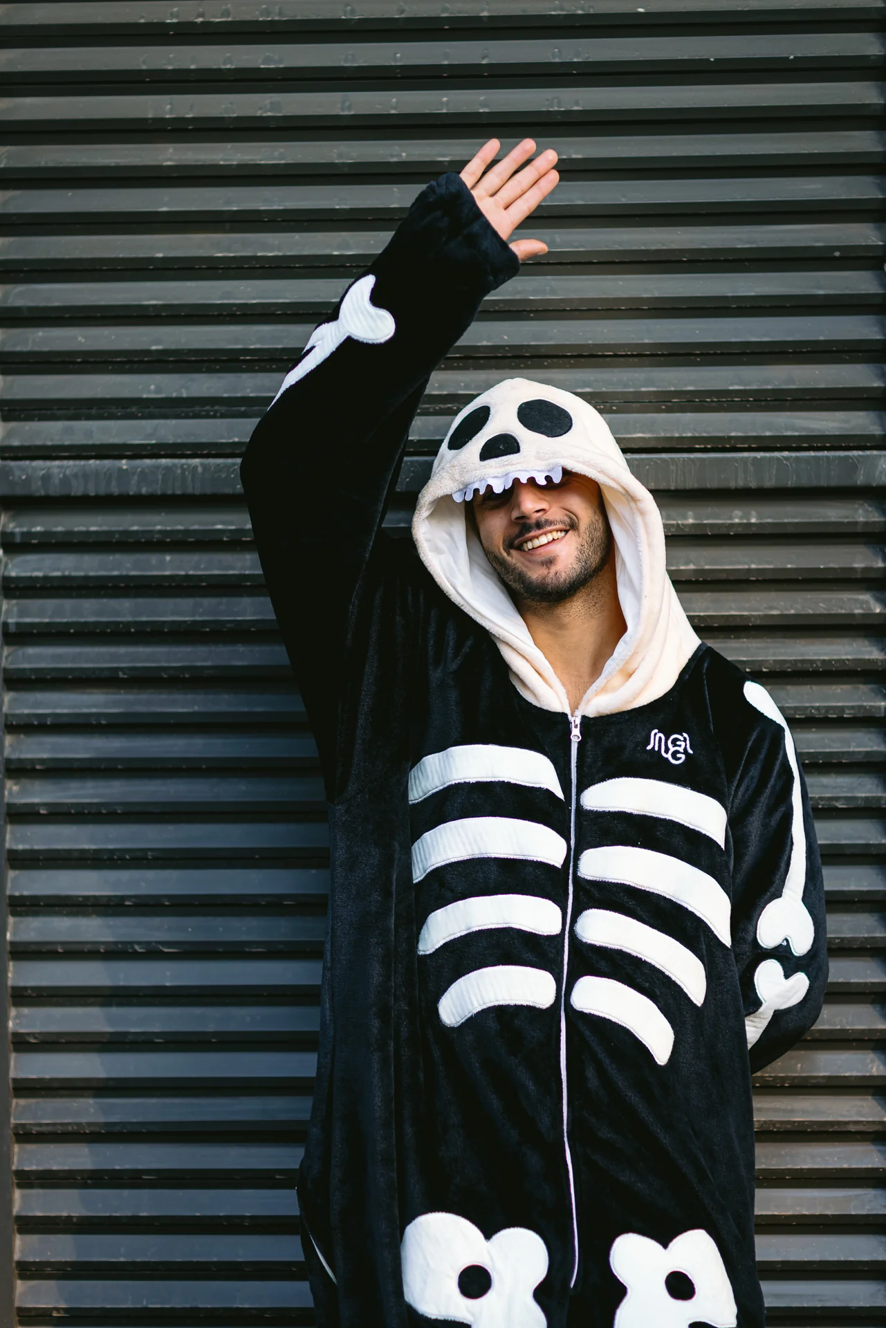 Snuggs Blanket Onesie Skeleton - Image 3