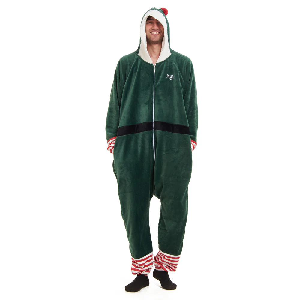 Snuggs Blanket Christmas Onesie Christmas Elf - Image 2