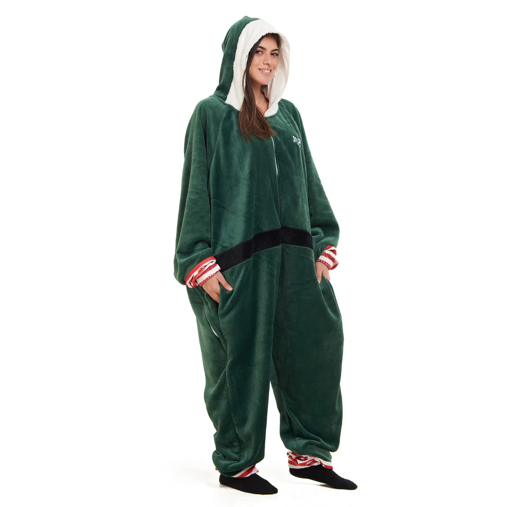 Snuggs Blanket Christmas Onesie Christmas Elf - Image 6