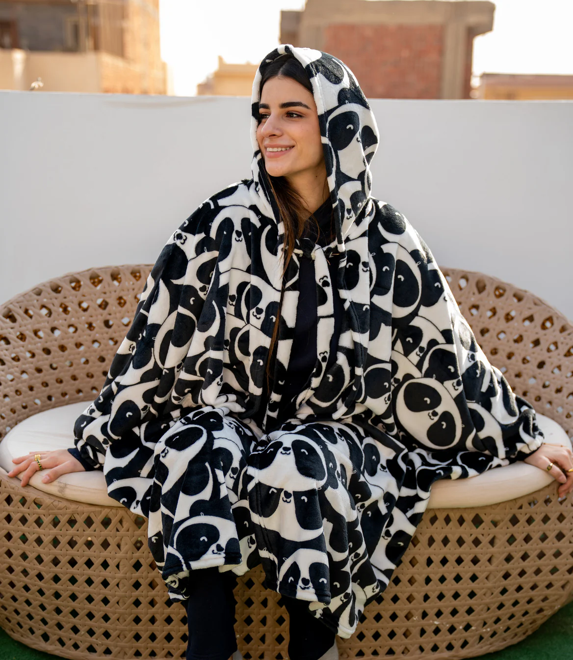 Snuggs The Cloak Blanket Panda - Image 2