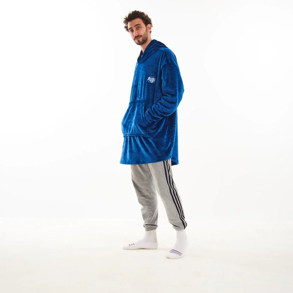 Snuggs Blanket Hoodie Blue - Image 2