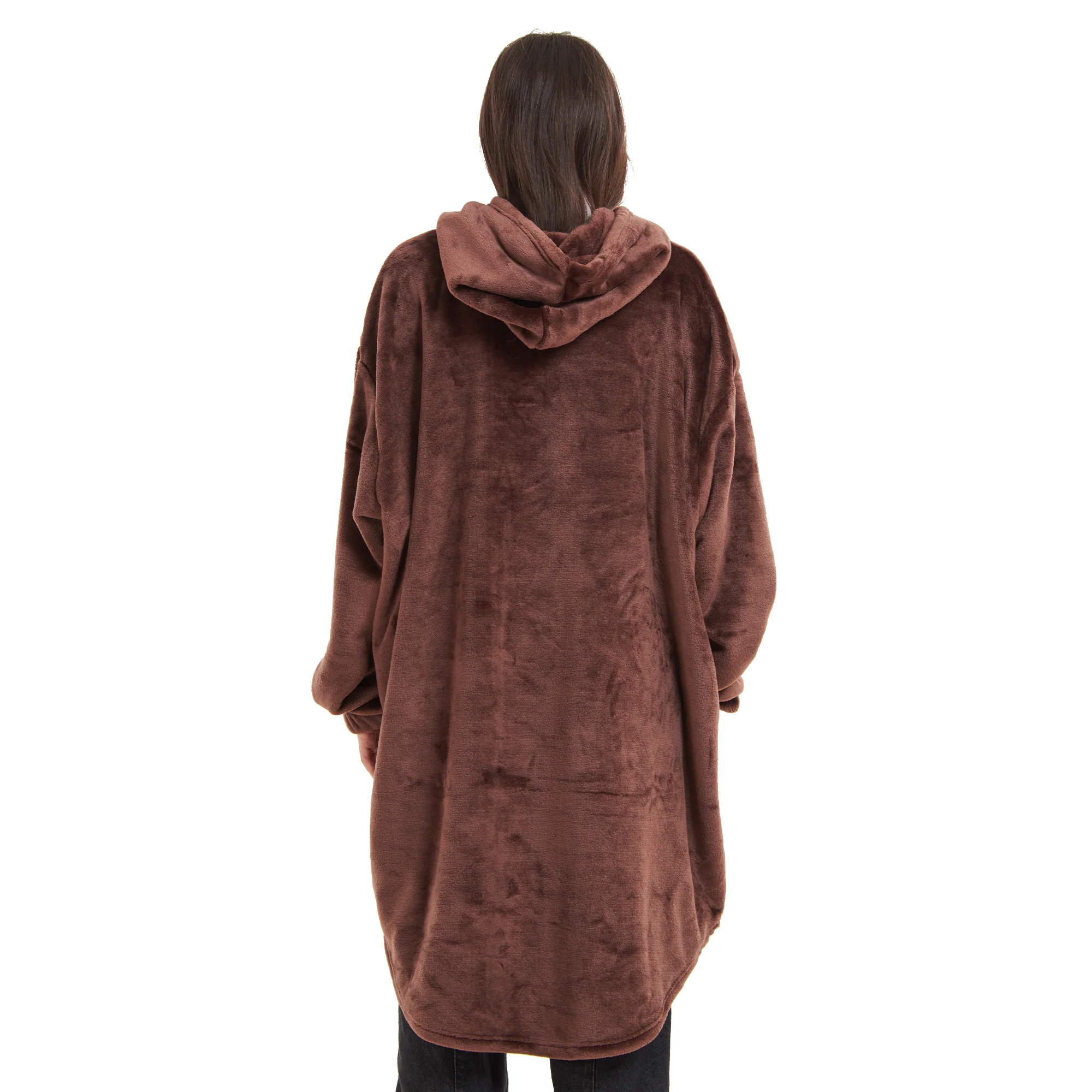 Snuggs Blanket Hoodie Brown - Image 7