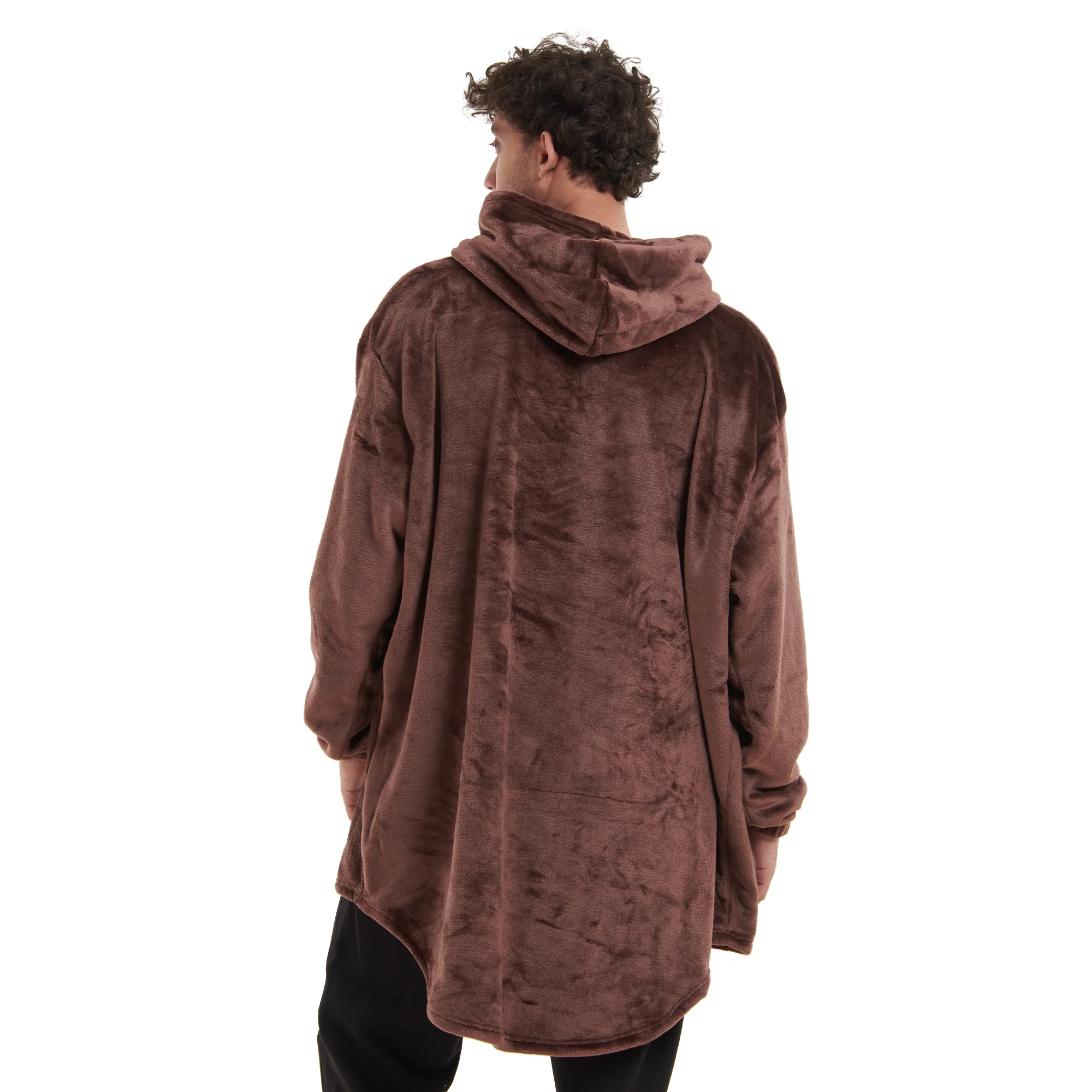 Snuggs Blanket Hoodie Brown - Image 8
