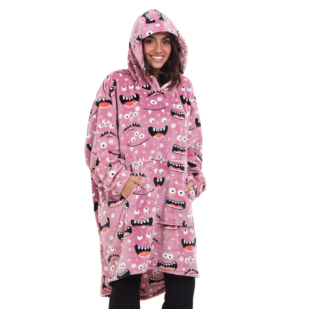 Snuggs Blanket Hoodie Cashmere monster - Image 2