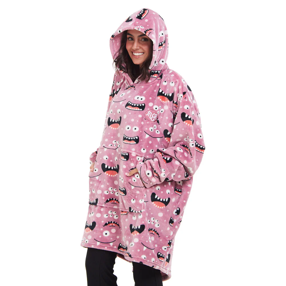 Snuggs Blanket Hoodie Cashmere monster - Image 3