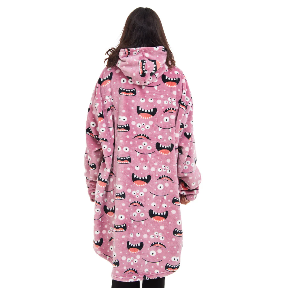 Snuggs Blanket Hoodie Cashmere monster - Image 4