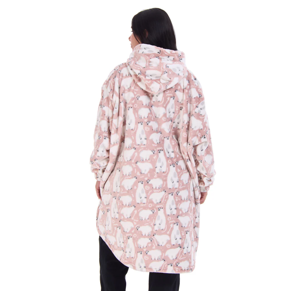Snuggs Blanket Hoodie Cashmere Polar Bear - Image 4