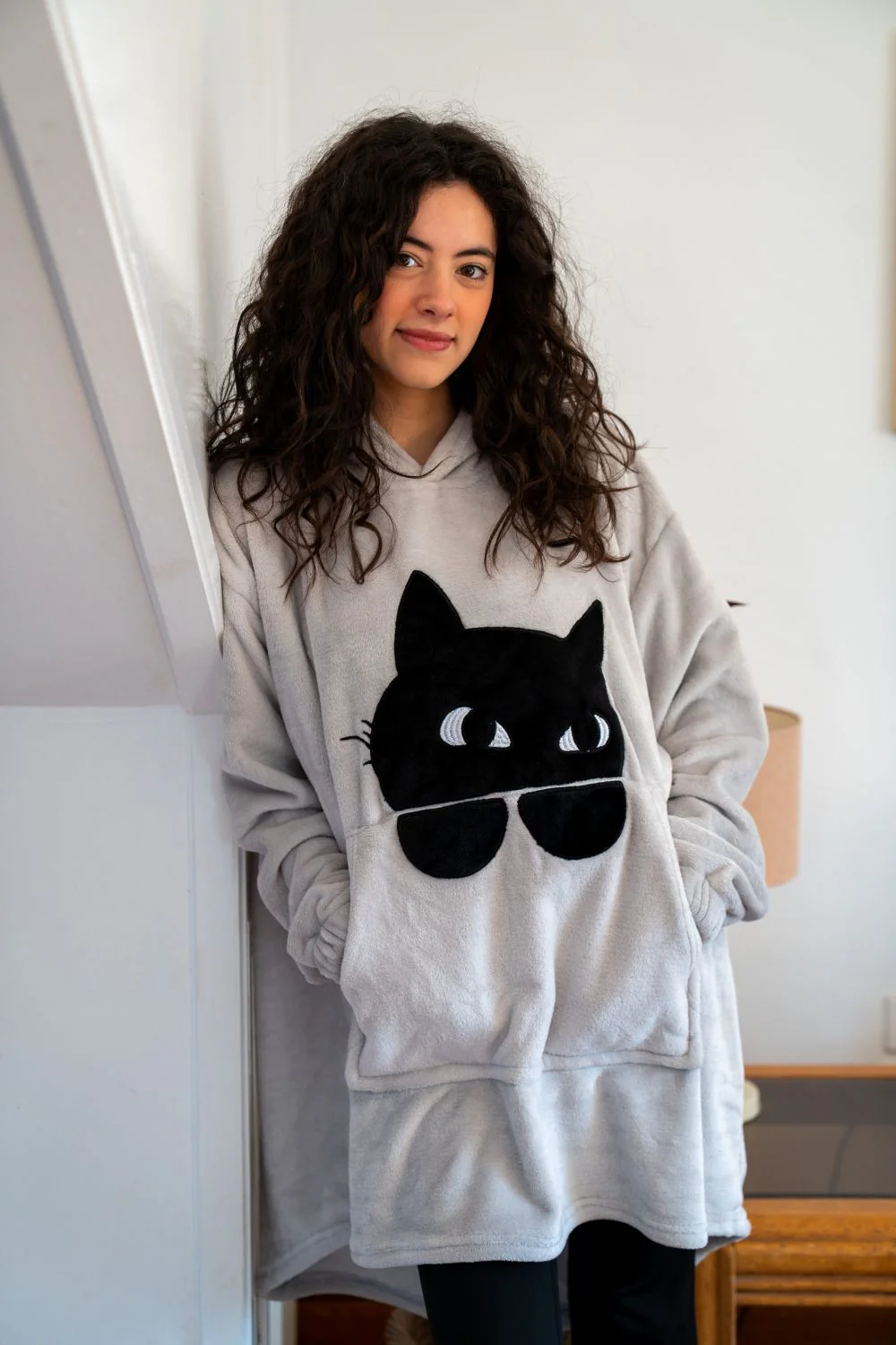 Snuggs Blanket Hoodie Cat - Image 2
