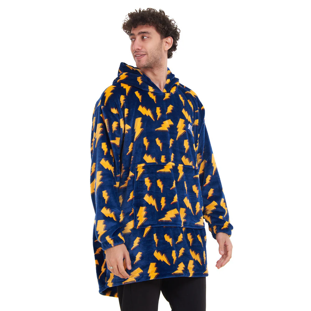Snuggs Blanket Hoodie Dark Blue Bolt - Image 4