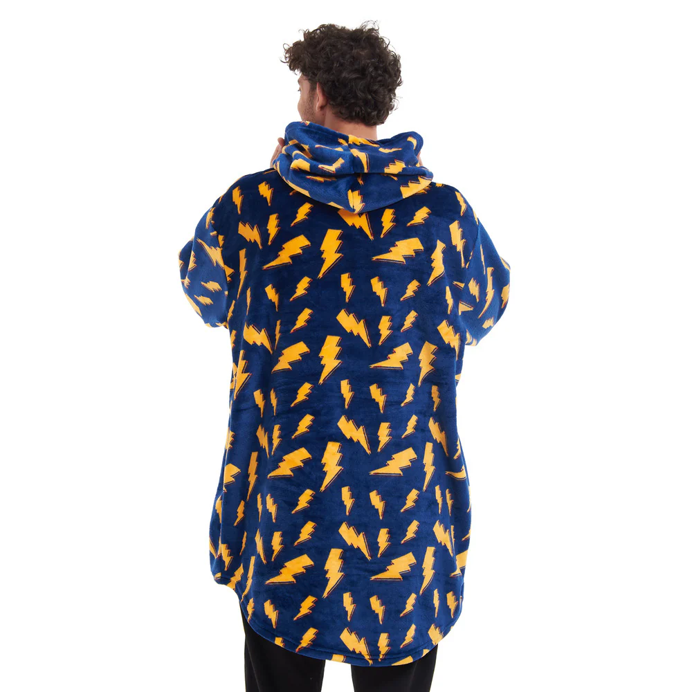 Snuggs Blanket Hoodie Dark Blue Bolt - Image 7