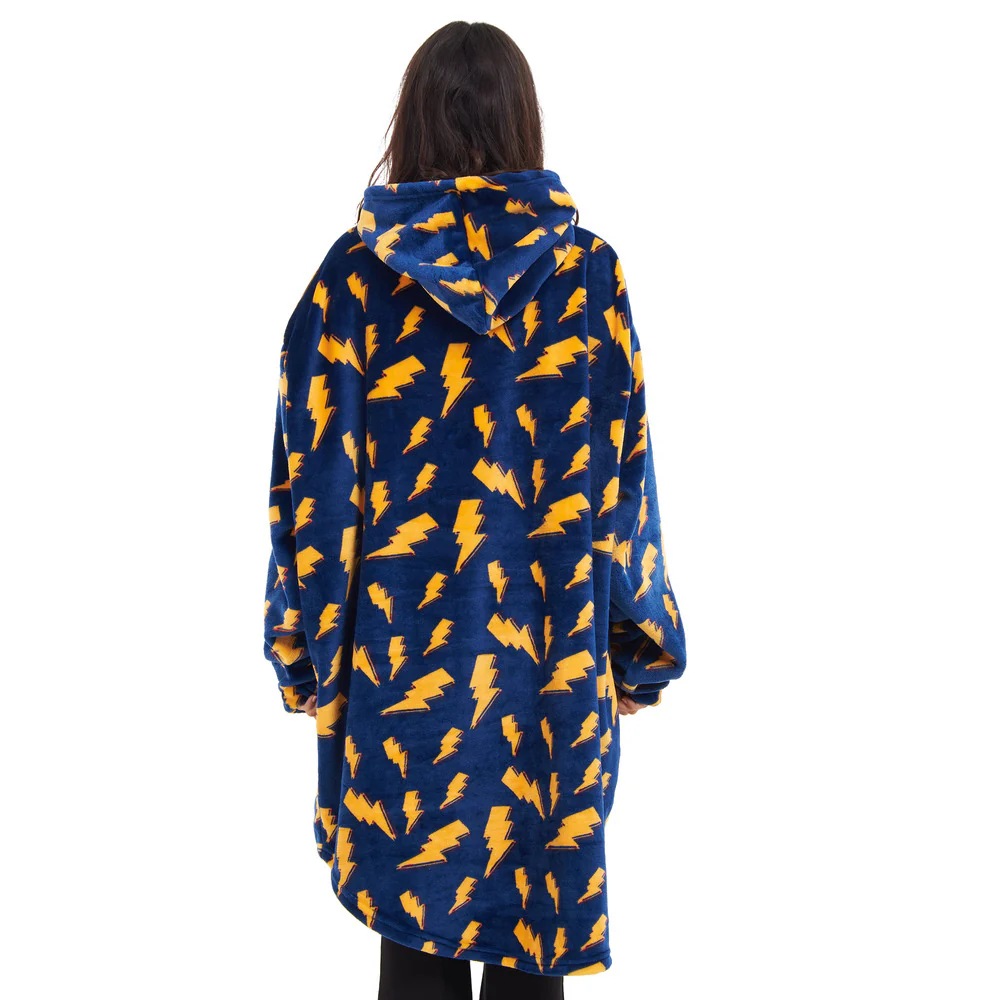 Snuggs Blanket Hoodie Dark Blue Bolt - Image 8
