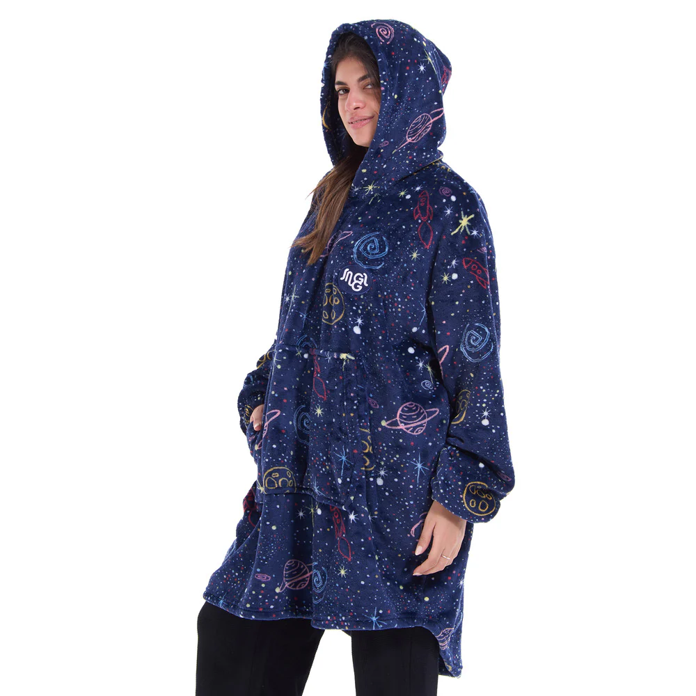 Snuggs Blanket Hoodie Dark Blue Space - Image 6
