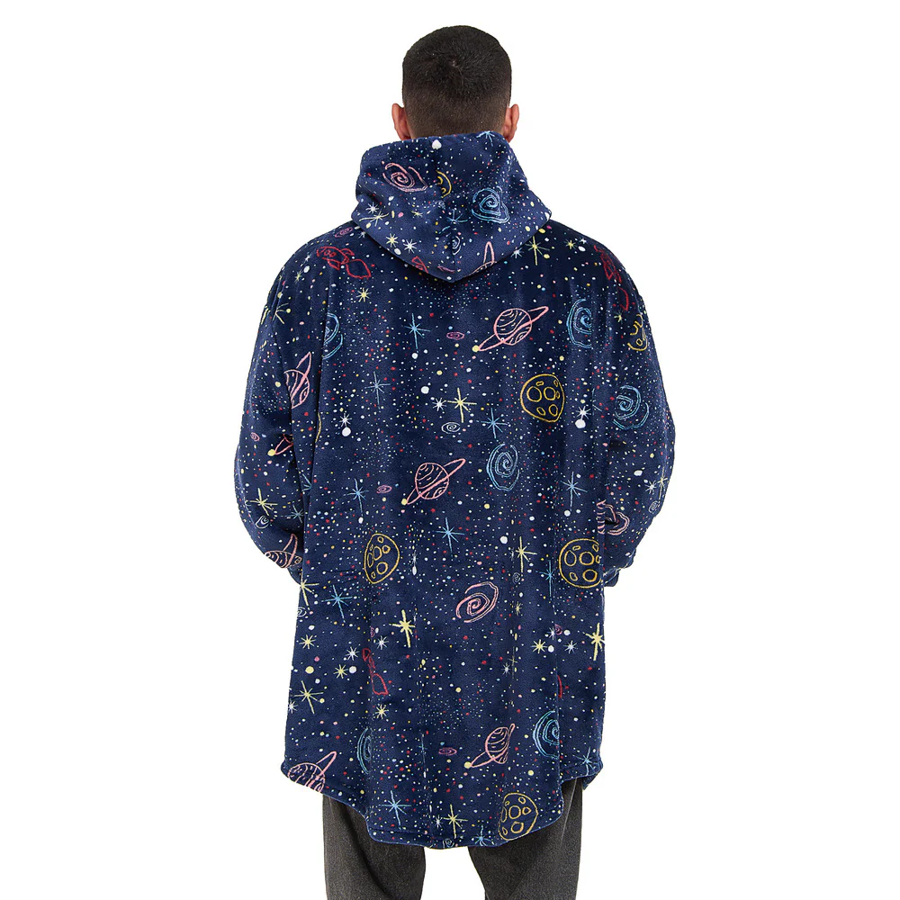 Snuggs Blanket Hoodie Dark Blue Space - Image 7