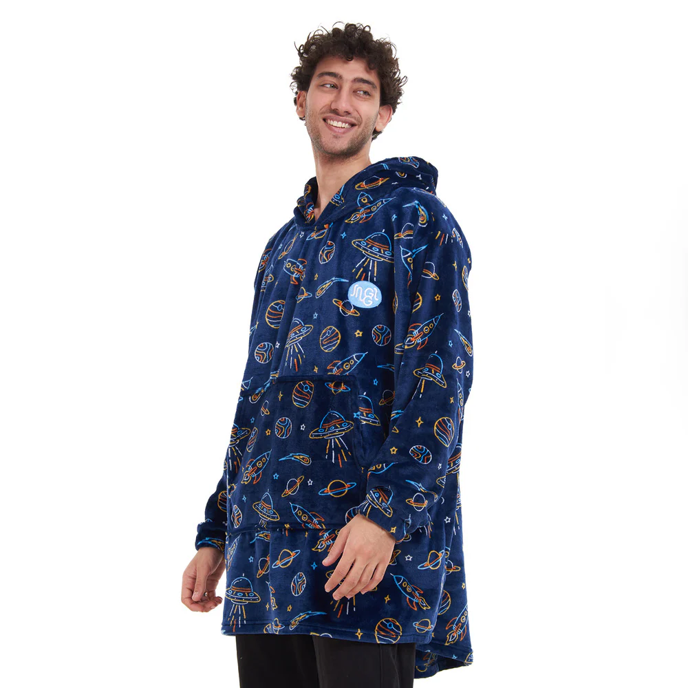 Snuggs Blanket Hoodie Dark Blue space - Image 6