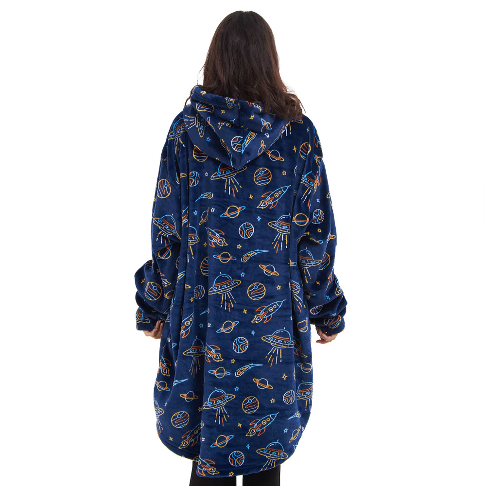 Snuggs Blanket Hoodie Dark Blue space - Image 7