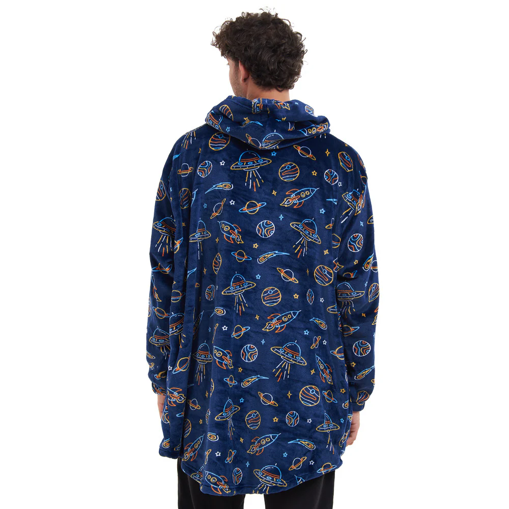 Snuggs Blanket Hoodie Dark Blue space - Image 8