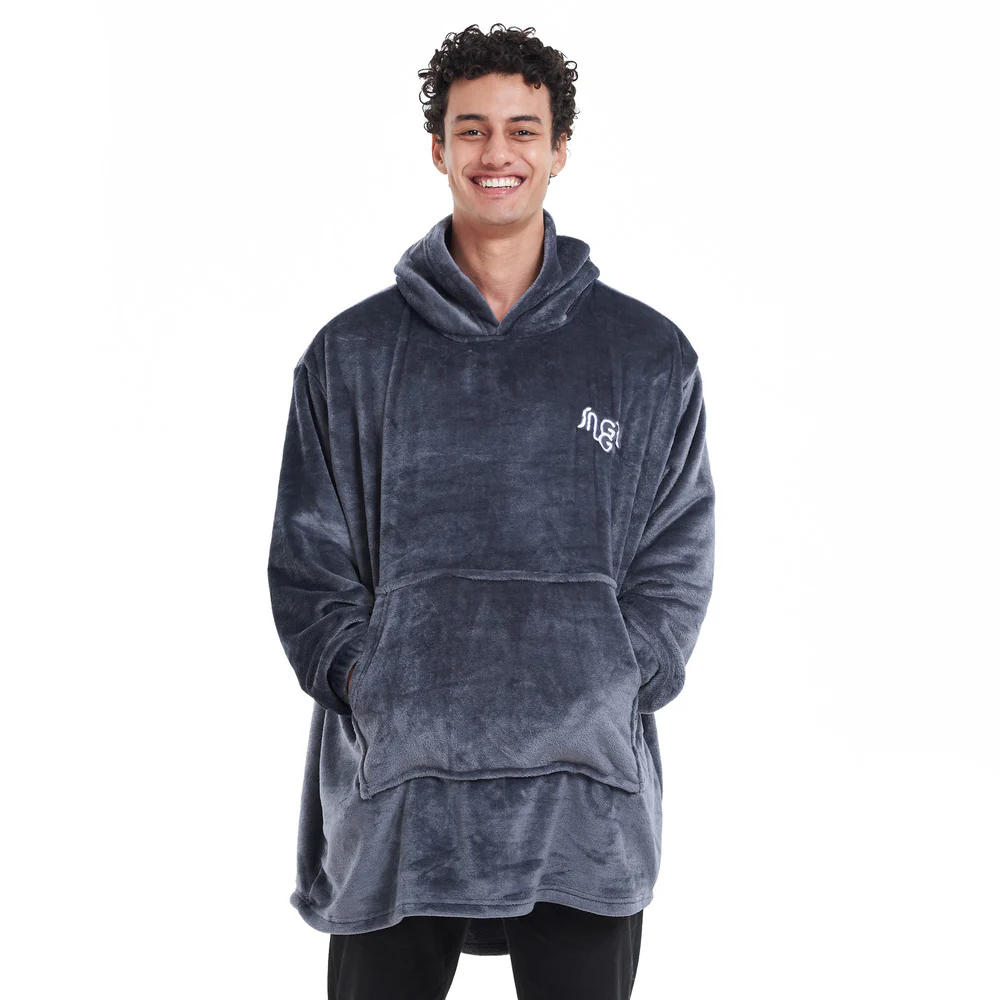 Snuggs Blanket Hoodie Dark Grey - Image 6