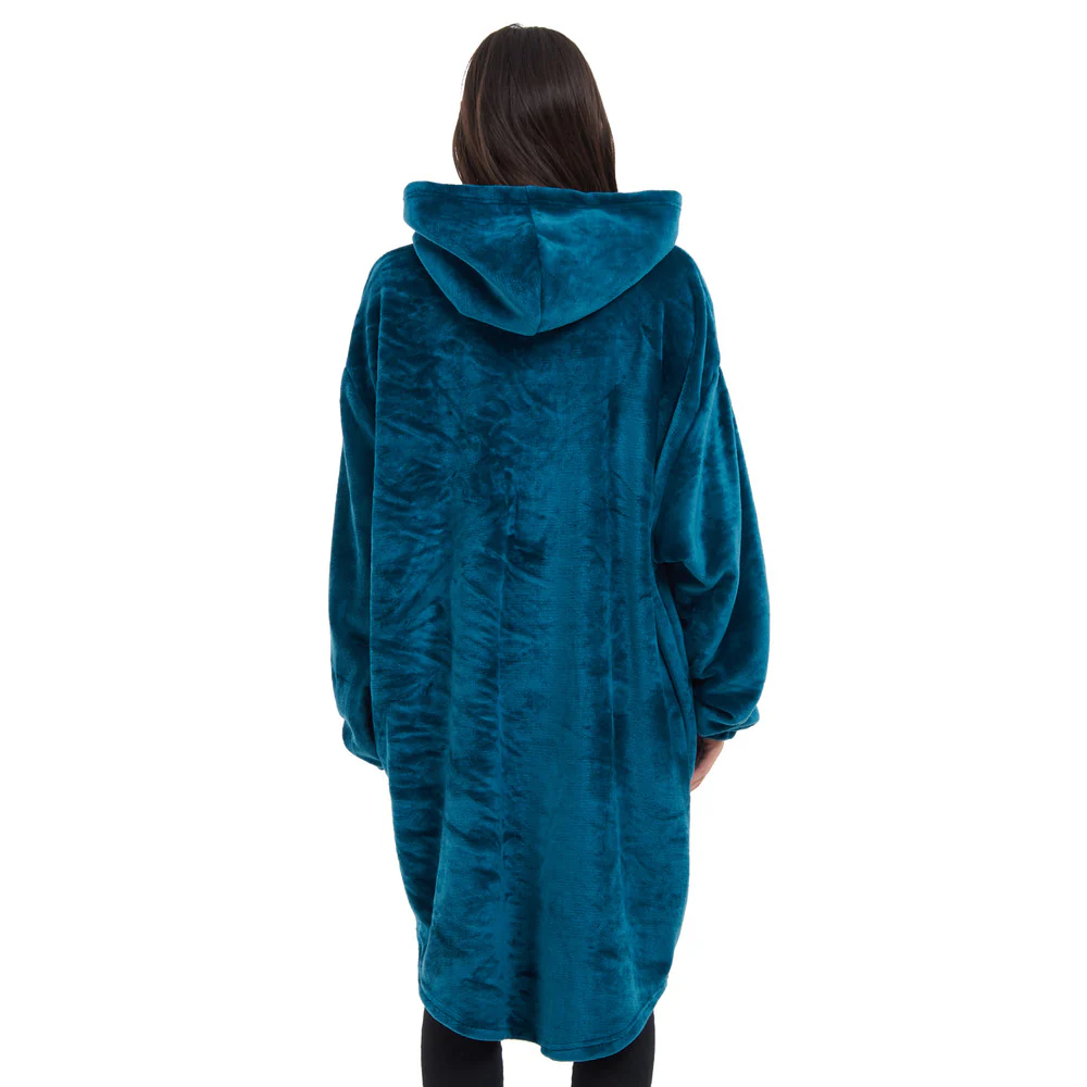 Snuggs Blanket Hoodie Dark Petroleum - Image 4