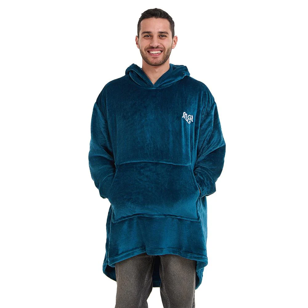 Snuggs Blanket Hoodie Dark Petroleum - Image 4