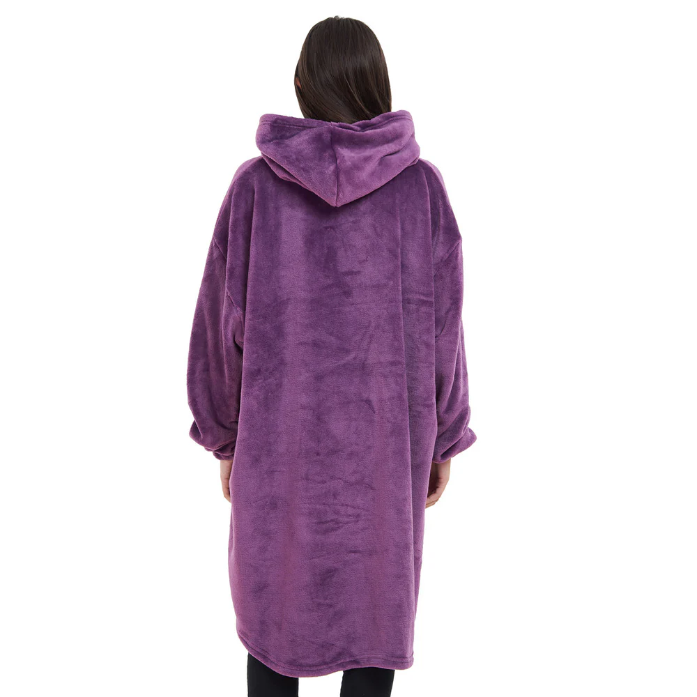 Snuggs Blanket Hoodie Dark purple - Image 4