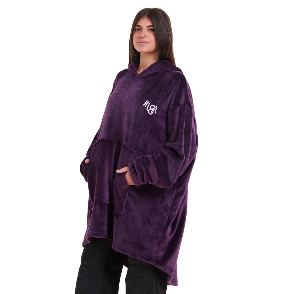 Snuggs Blanket Hoodie Deep violet - Image 2