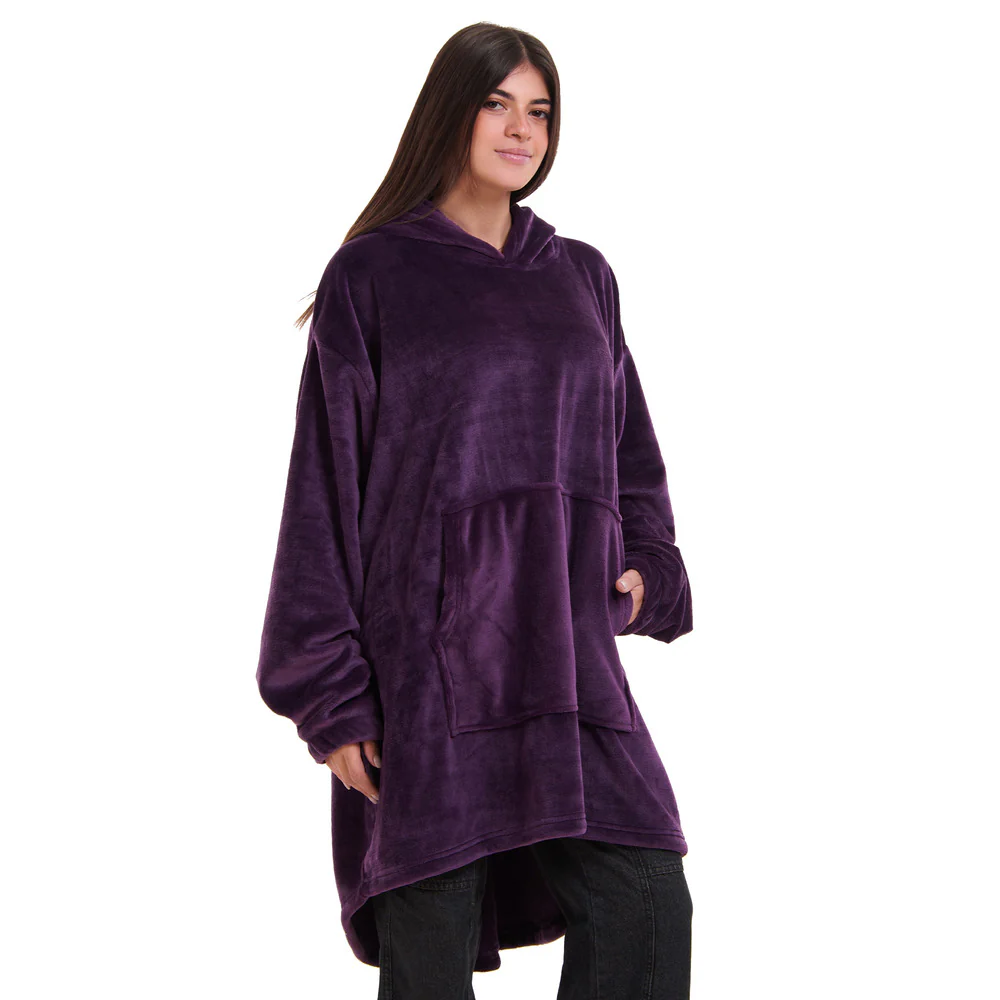 Snuggs Blanket Hoodie Deep violet - Image 5