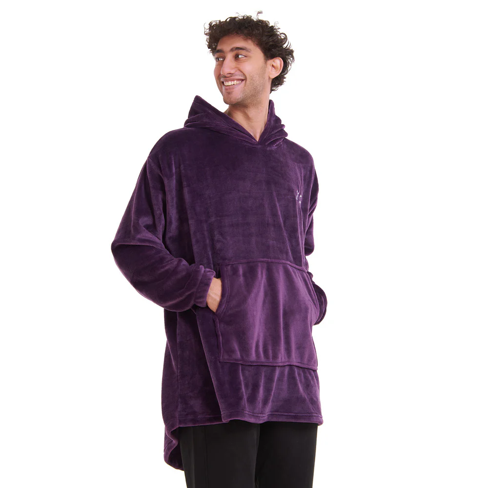 Snuggs Blanket Hoodie Deep violet - Image 6