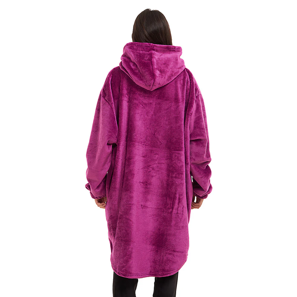 Snuggs Blanket Hoodie Fuchsia - Image 3