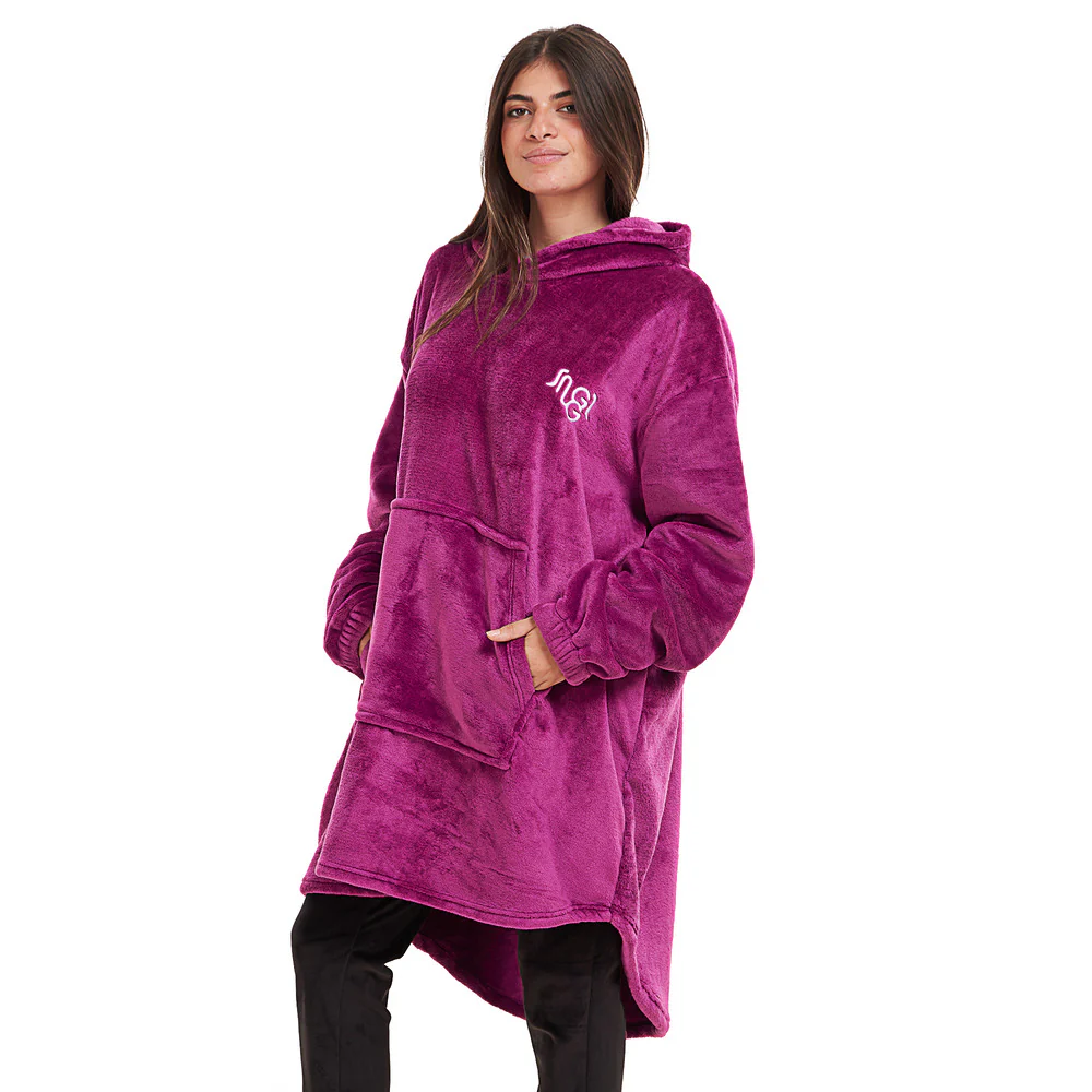 Snuggs Blanket Hoodie Fuchsia - Image 4