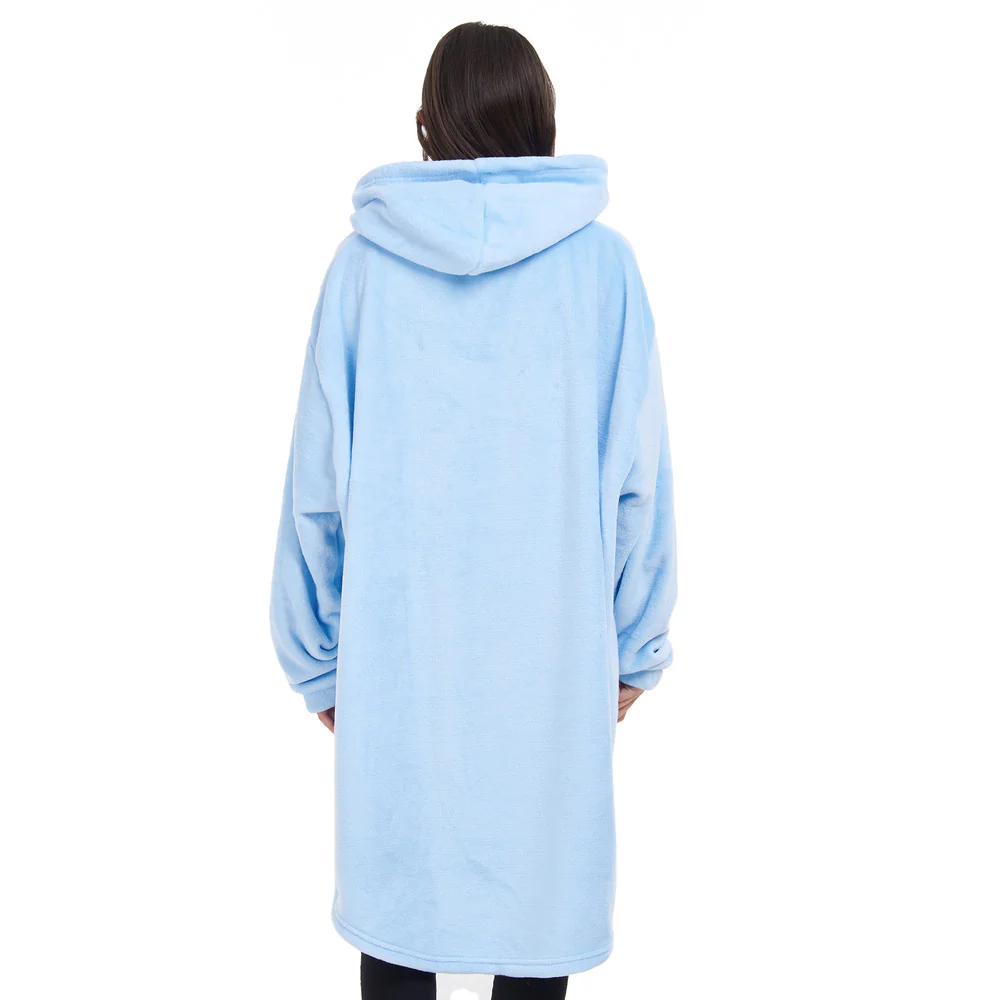 Snuggs Blanket Hoodie Light Blue - Image 6