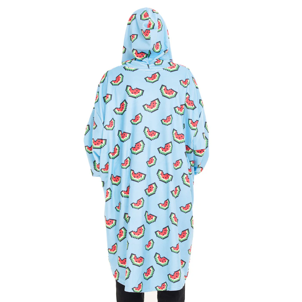 Snuggs Blanket Hoodie Light blue Watermelon - Image 8