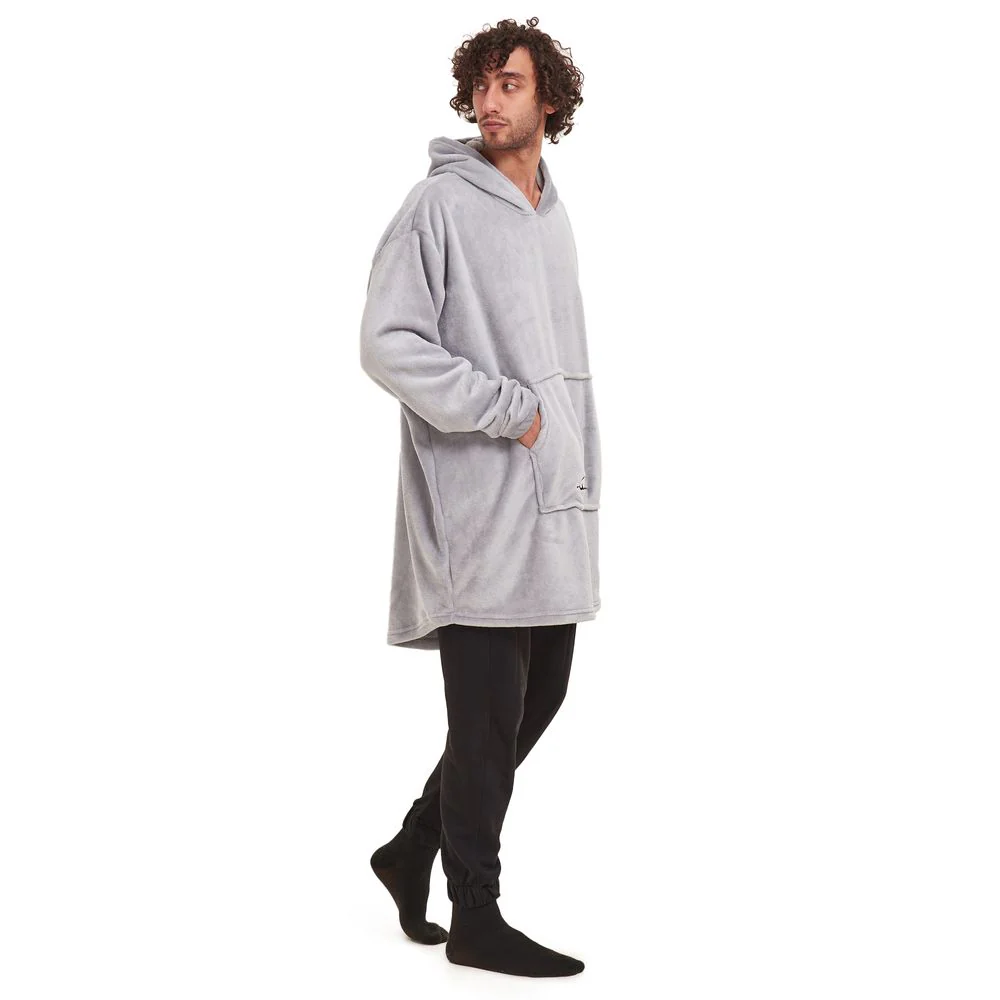Snuggs Blanket Hoodie Light grey Dog Pocket - Image 3