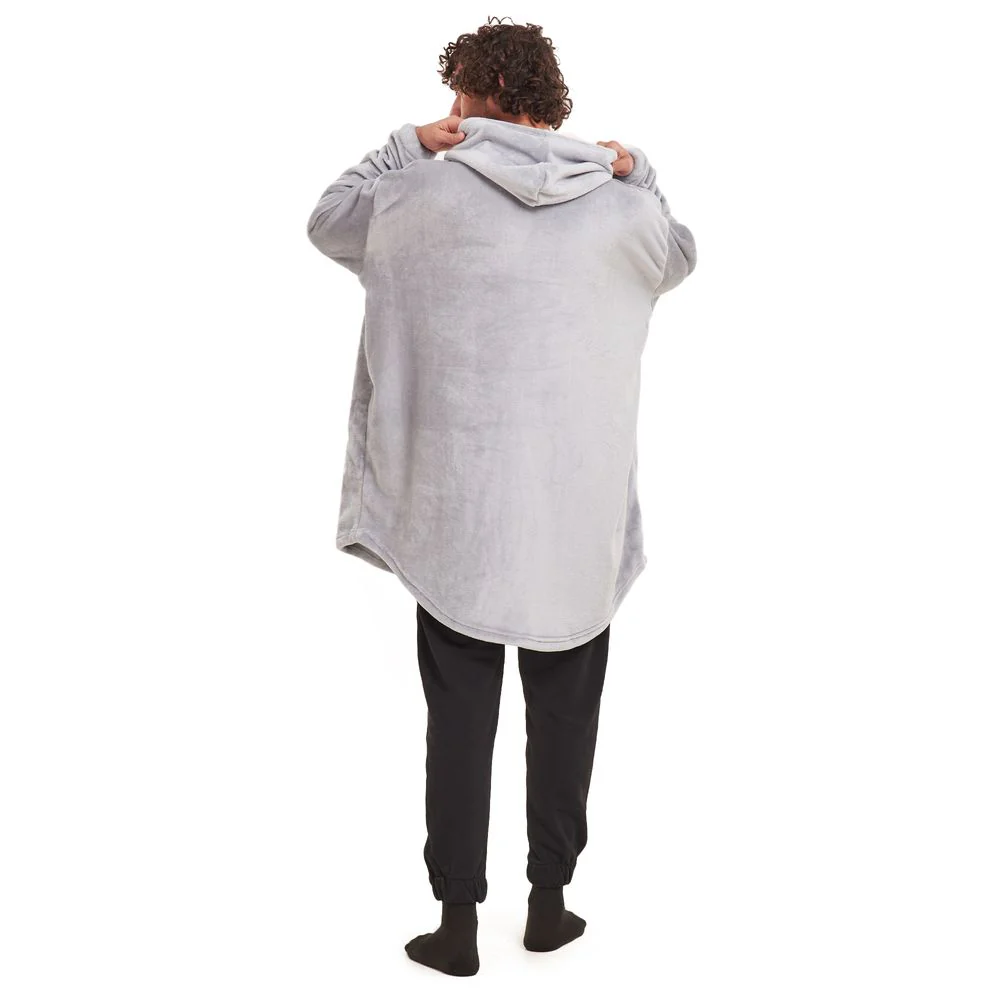 Snuggs Blanket Hoodie Light grey Dog Pocket - Image 5