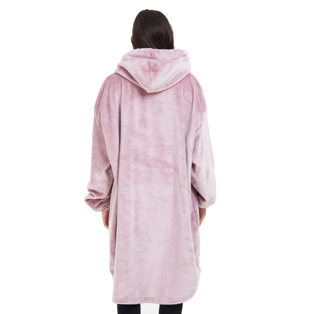 Snuggs Blanket Hoodie Light Mauve - Image 3