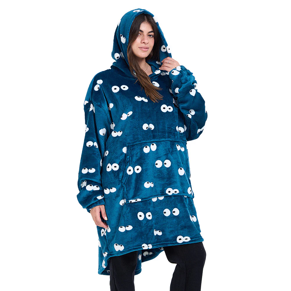 Snuggs Blanket Hoodie Petroleum Eyes - Image 5